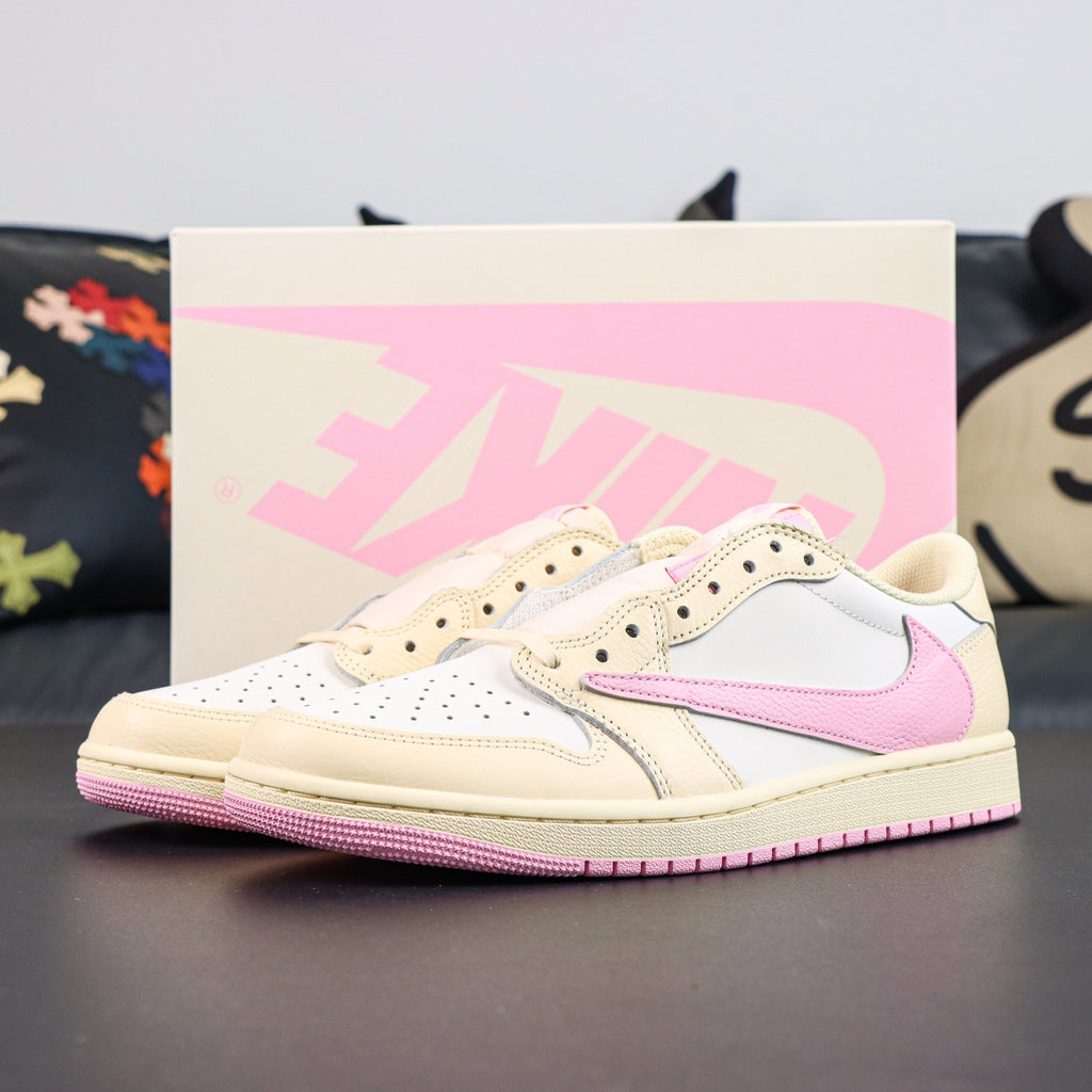 Jordan 1 Low OG x Travis Scott 'Shy Pink'