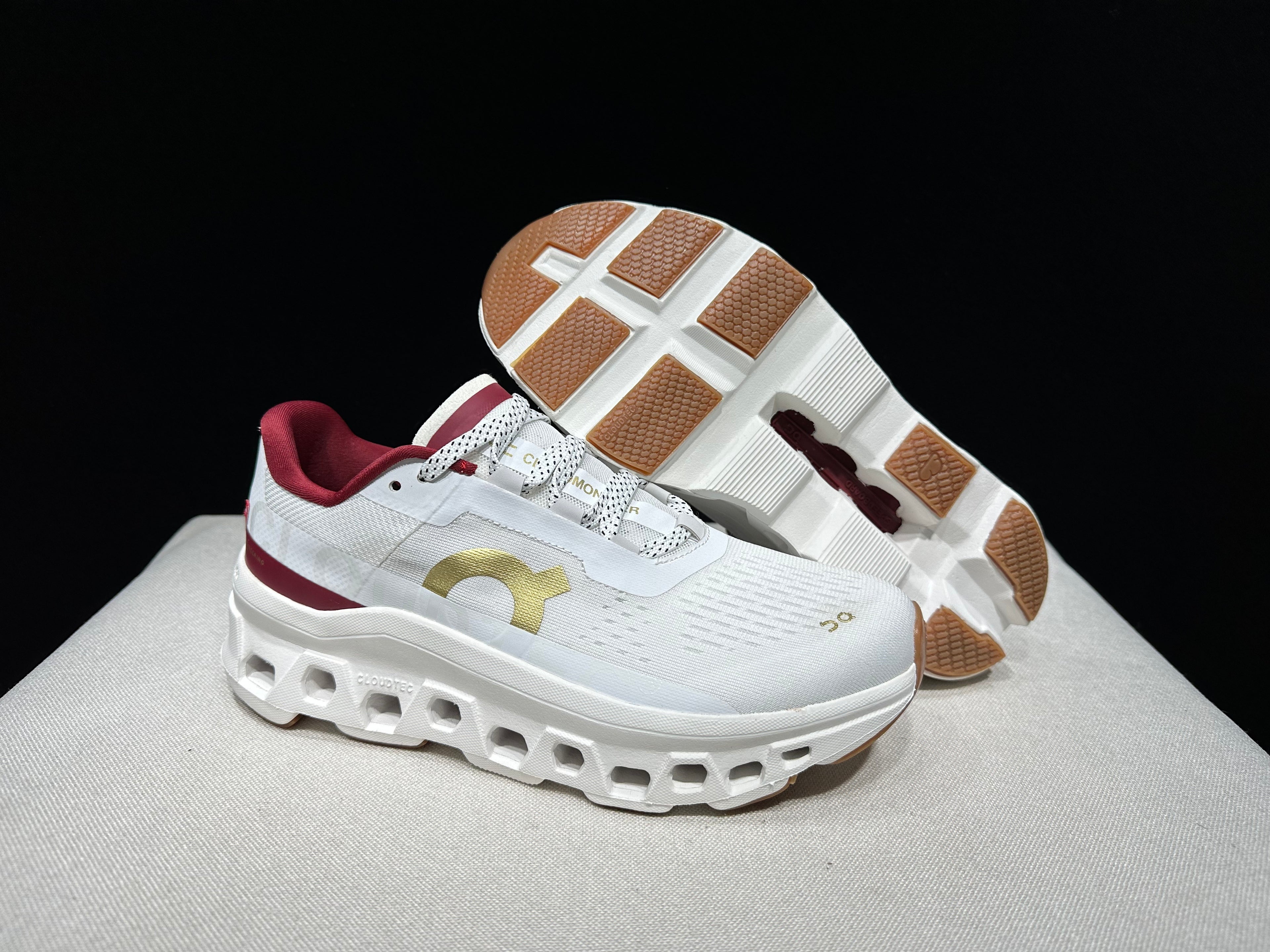ON - Cloudmonster 'Red | Gold'