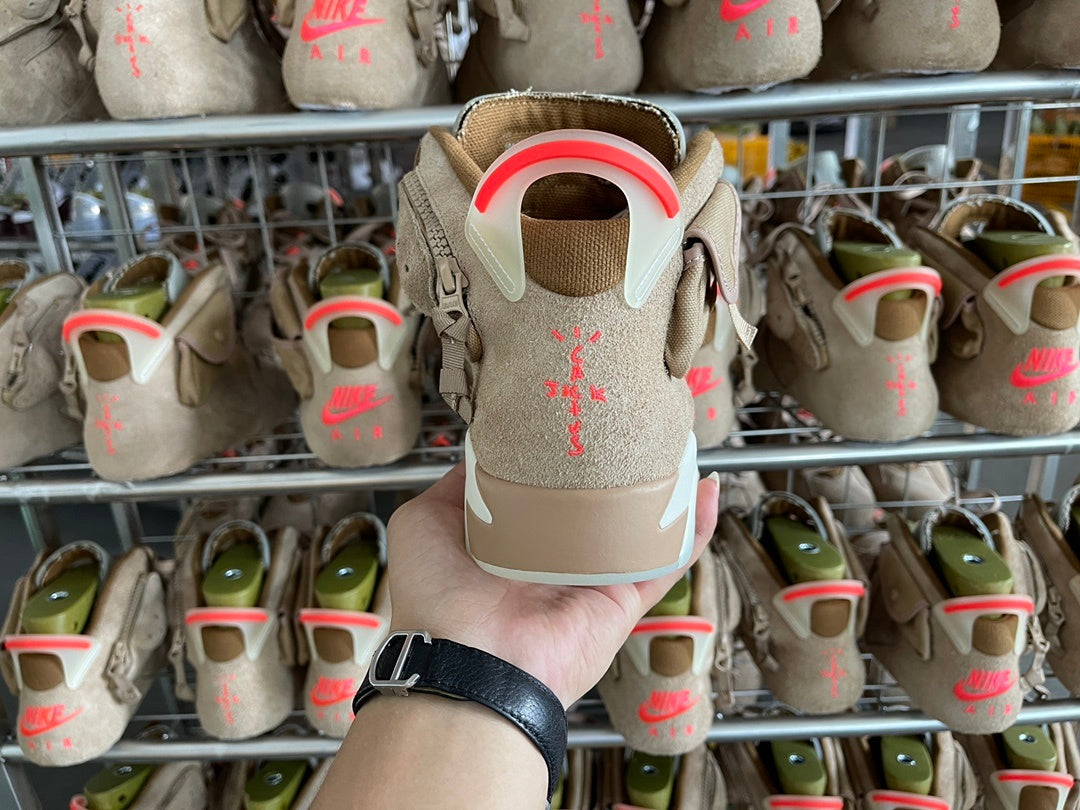 Jordan 6 Retro x Travis Scott 'British Khaki'