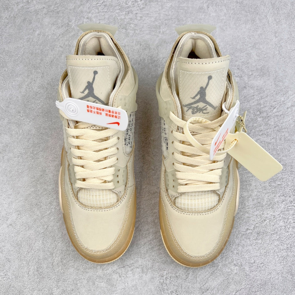 Jordan 4 x Off-White 'Sail'