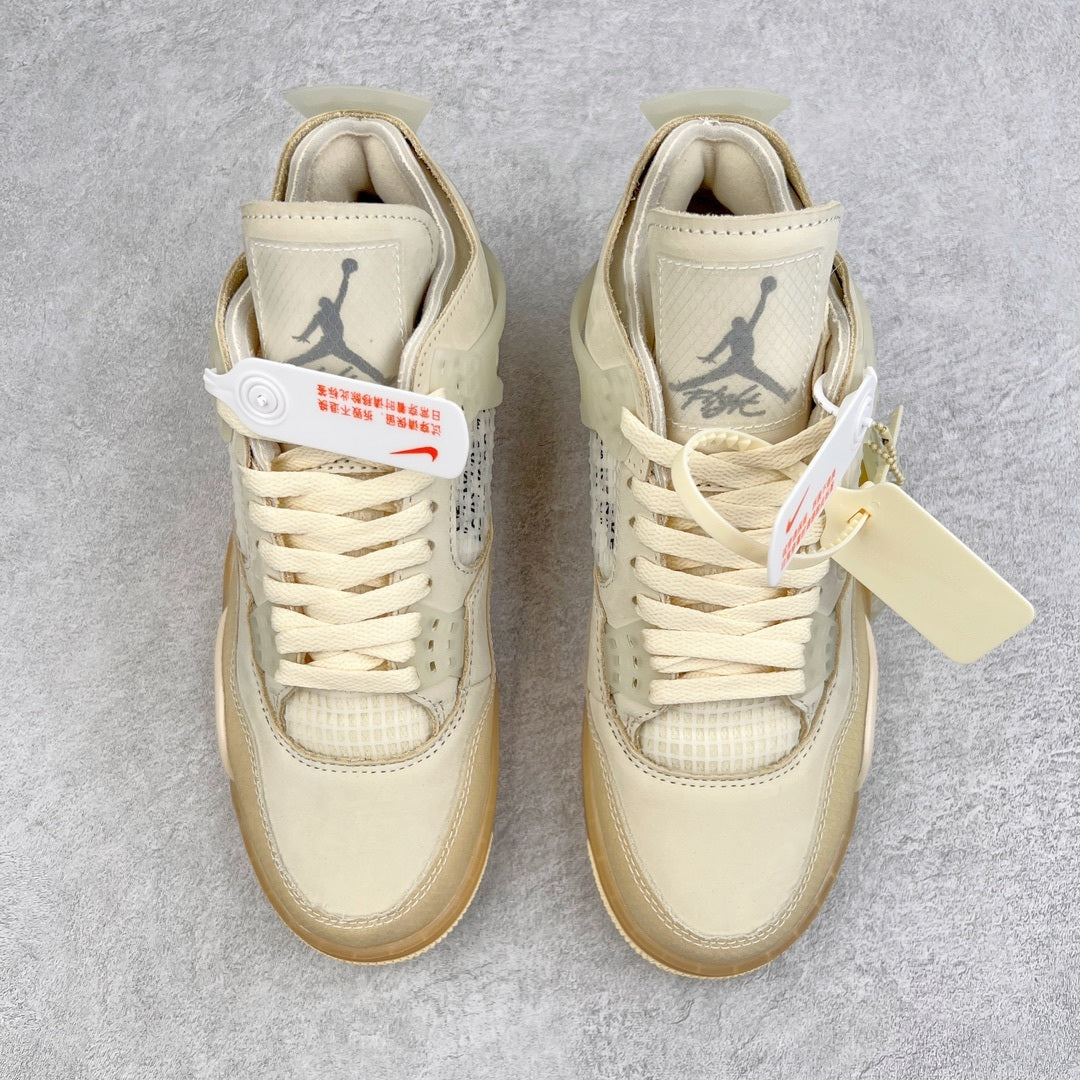 Jordan 4 x Off-White 'Sail'