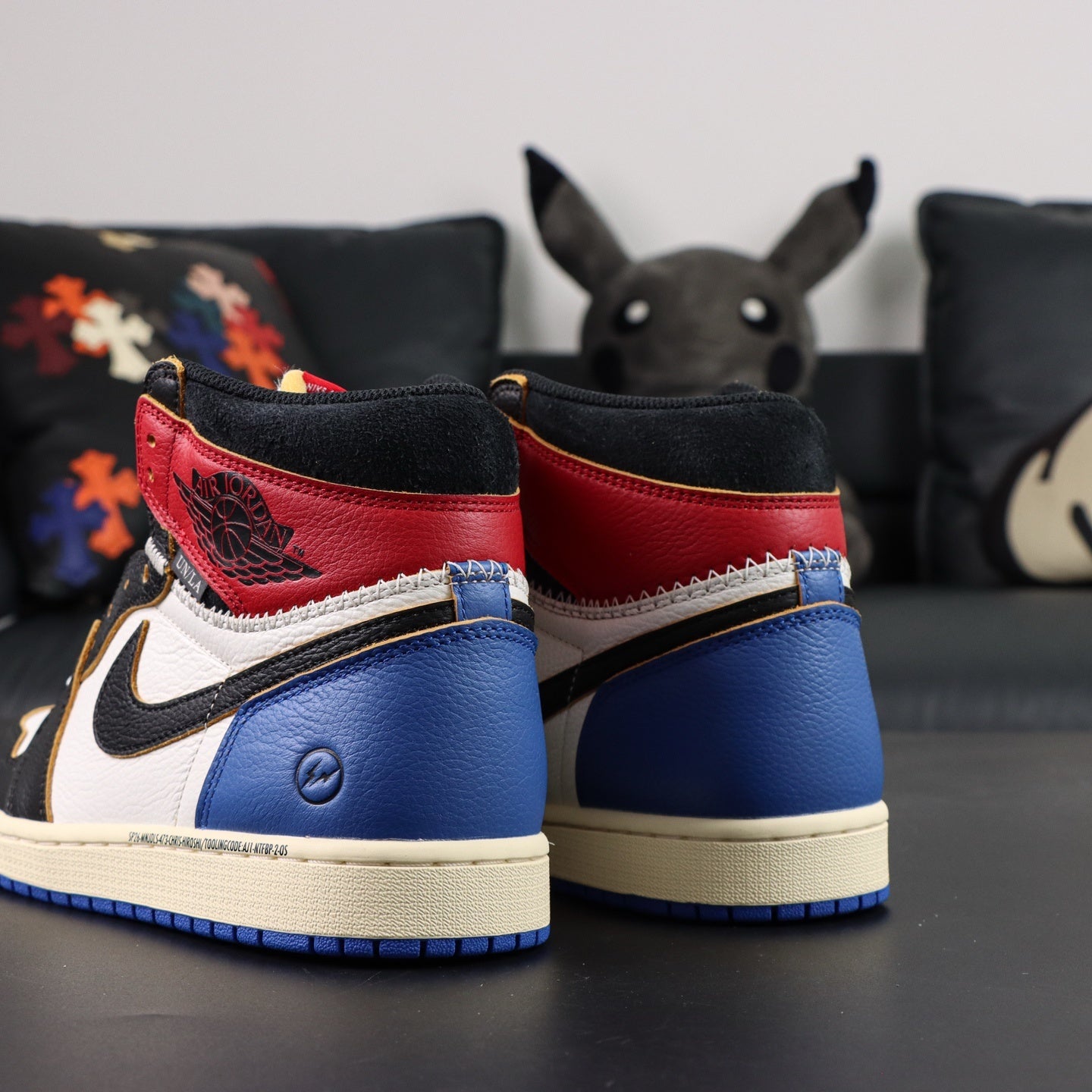 Jordan 1 Retro High x Fragment x Union LA OG SP 'Varsity Red Sport Royal'
