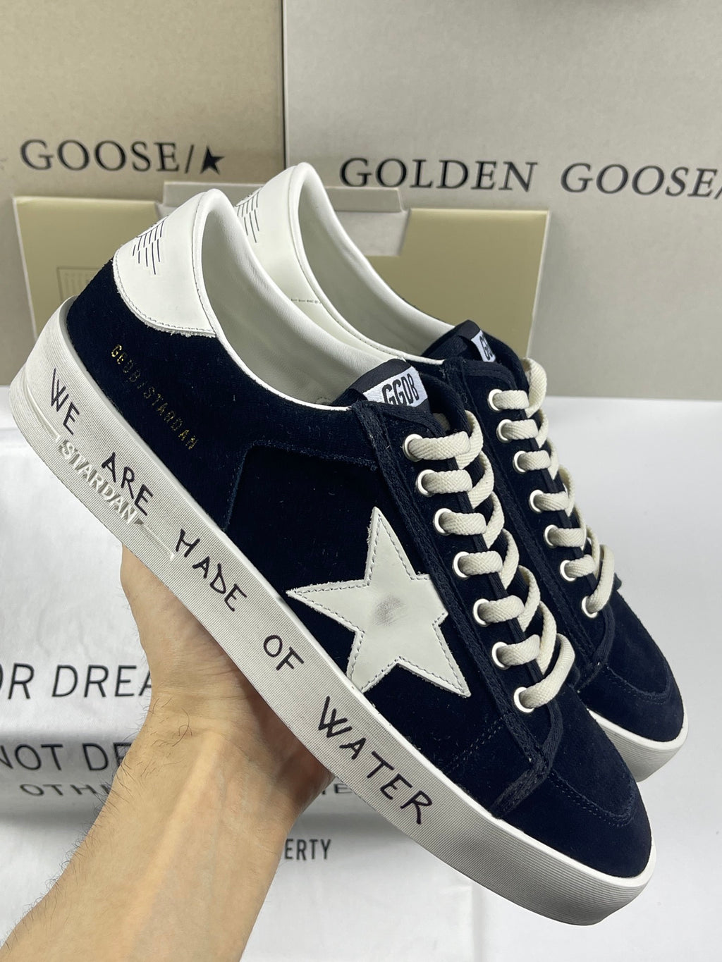 Golden Goose Stardan 'White Leather Star & Heel Tab'
