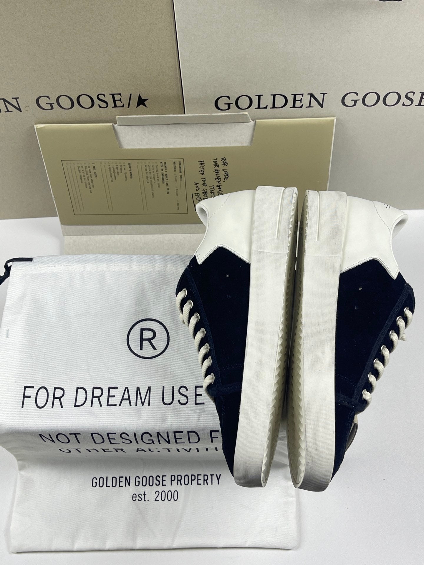 Golden Goose Stardan 'White Leather Star & Heel Tab'
