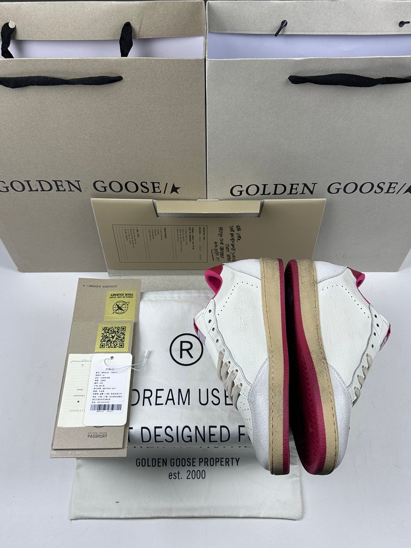 Golden Goose Ball-Star 'Red Star & Heel Tab'
