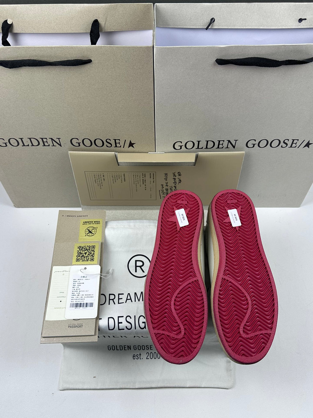 Golden Goose Ball-Star 'Red Star & Heel Tab'