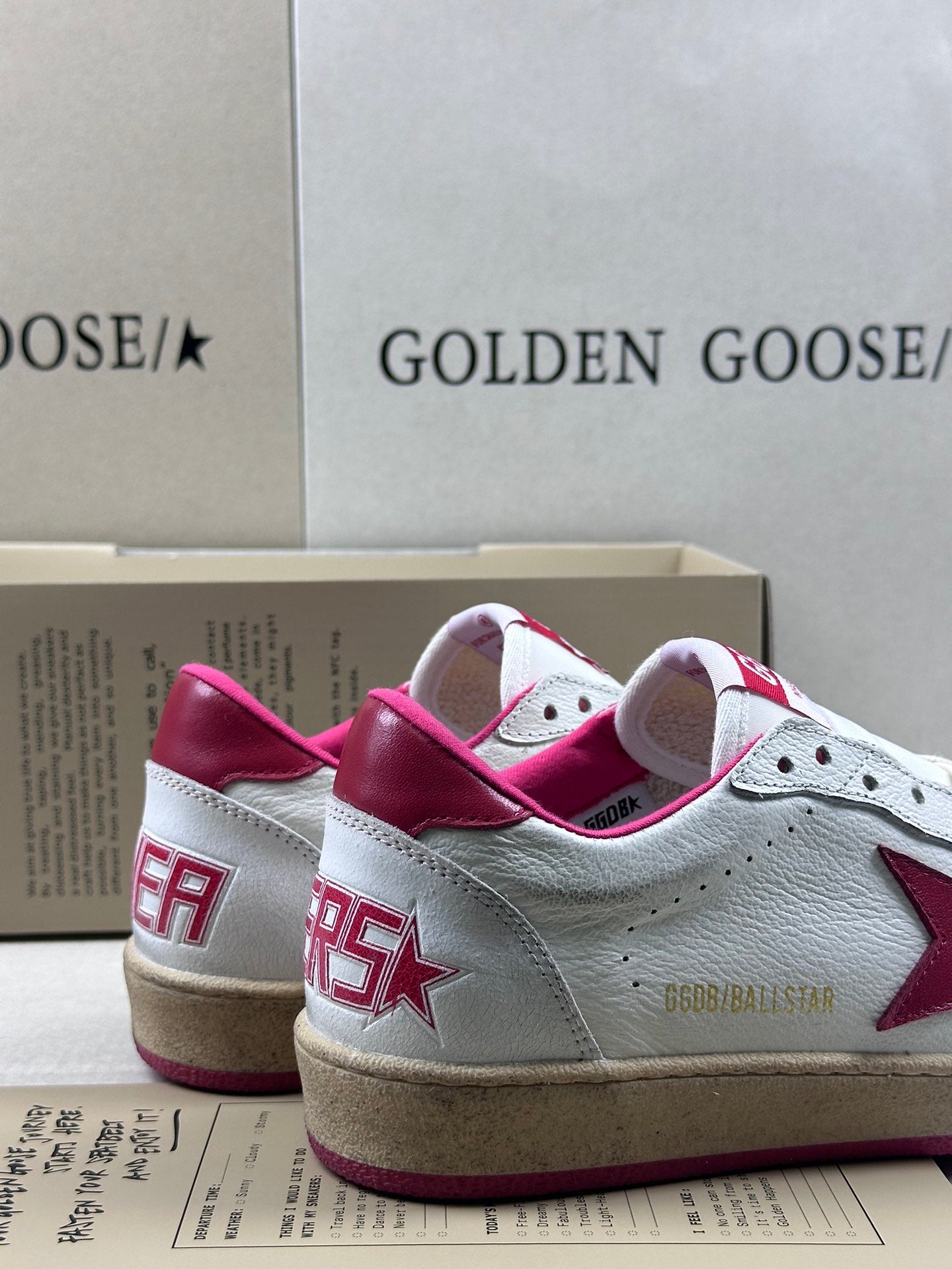 Golden Goose Ball-Star 'Red Star & Heel Tab'