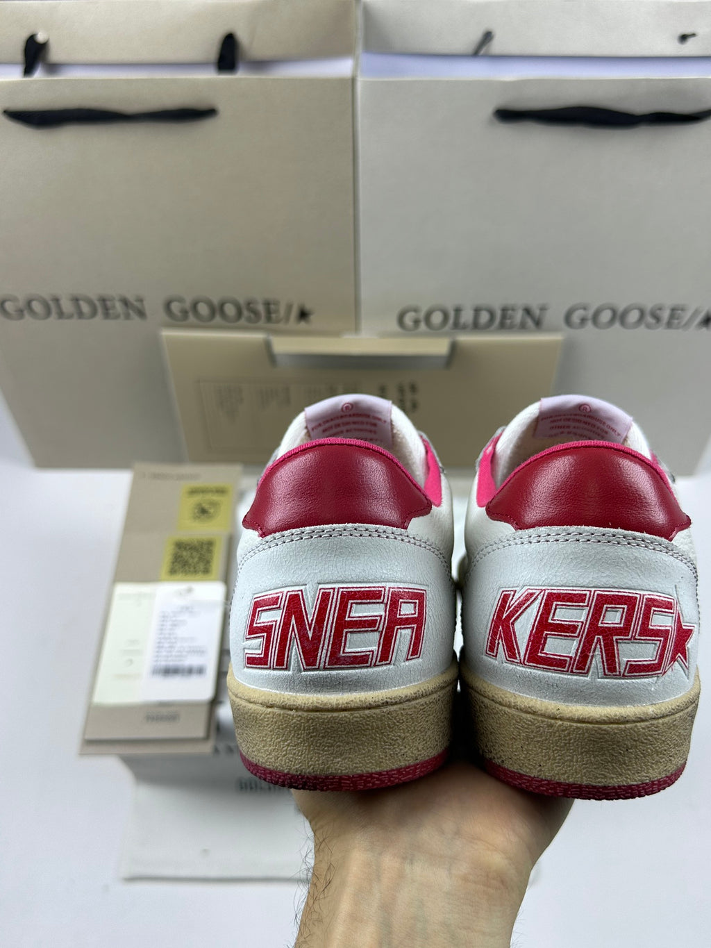 Golden Goose Ball-Star 'Red Star & Heel Tab'
