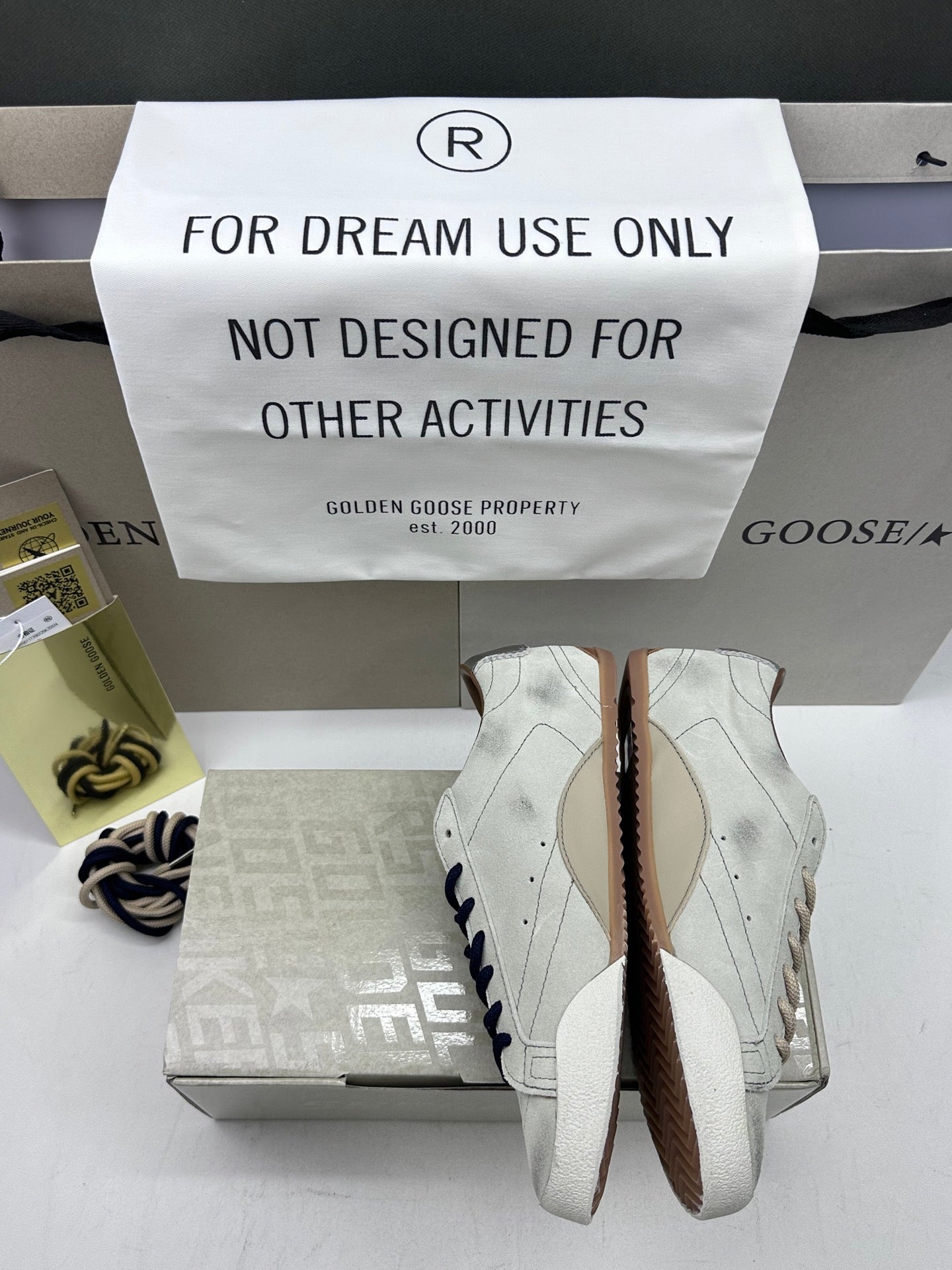 Golden Goose True-Star 'Metallic Silver Star & Heel Tab'