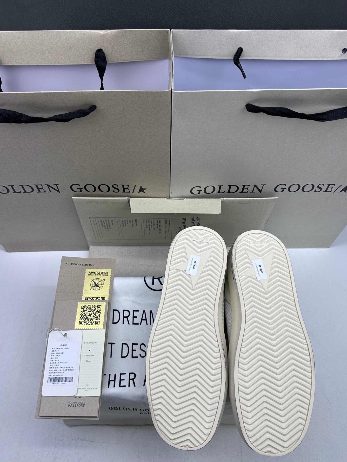Golden Goose Stardan 'Mesh With Black Star/White Tab'