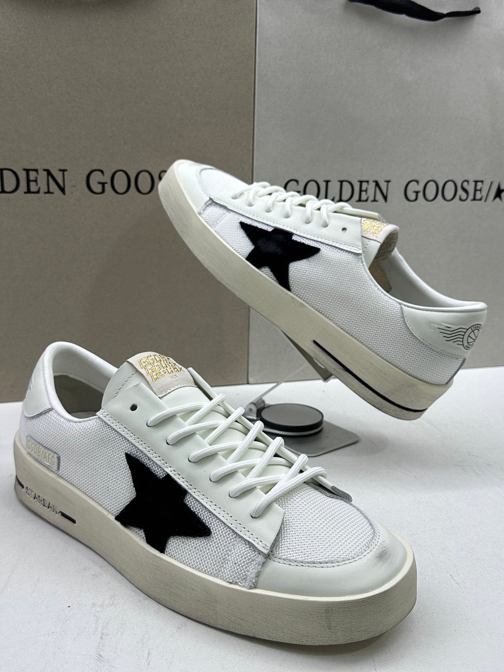 Golden Goose Stardan 'Mesh With Black Star/White Tab'