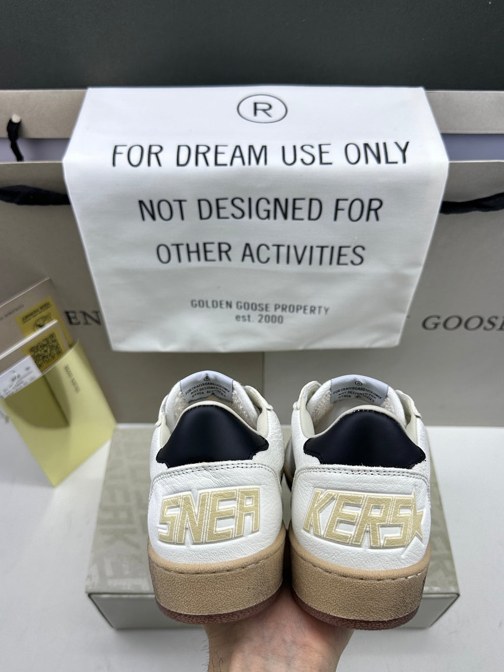 Golden Goose Ball-Star 'Leopard Print Star/Black Heel Tab'