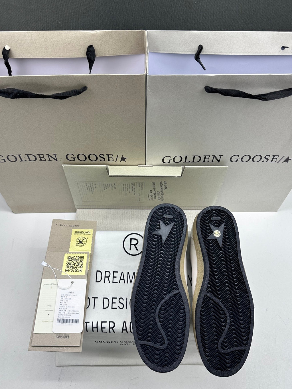 Golden Goose Ball-Star 'Dark Blue Star & Heel Tab'