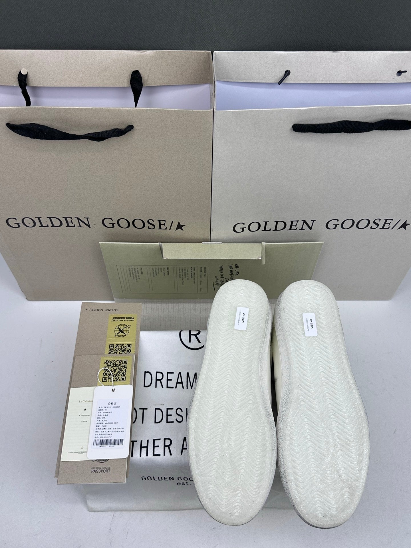Golden Goose Ball-Star 'Silver Star/Light Blue Heel Tab'
