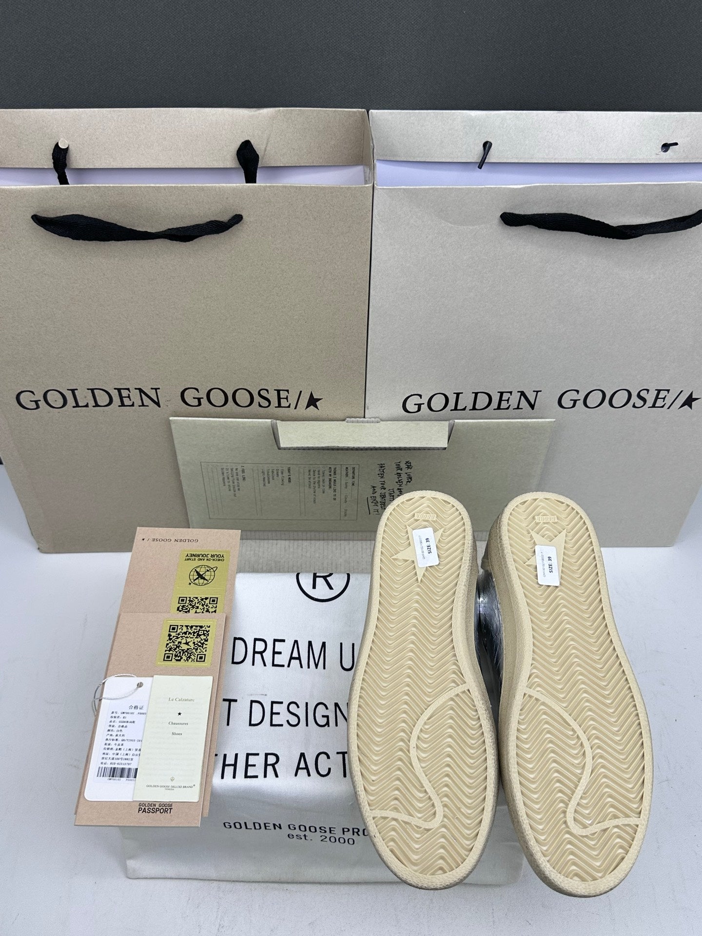 Golden Goose Ball-Star 'Silver Red Suede Star/Pink Heel Tab'