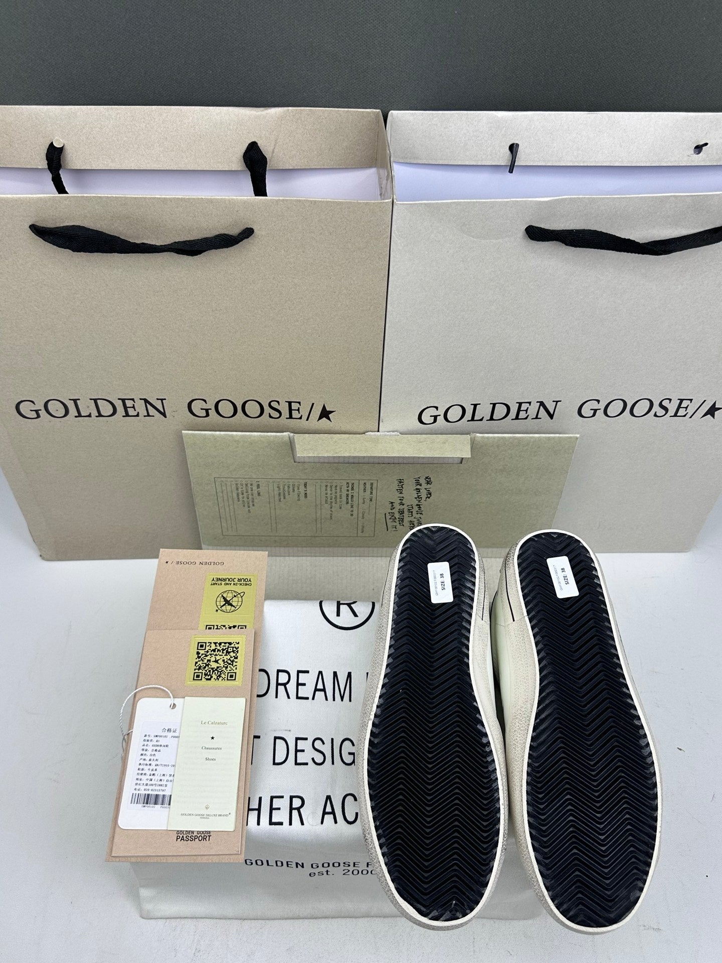 Golden Goose Super-Star 'Black Suede Star/Blue Heel Tab'