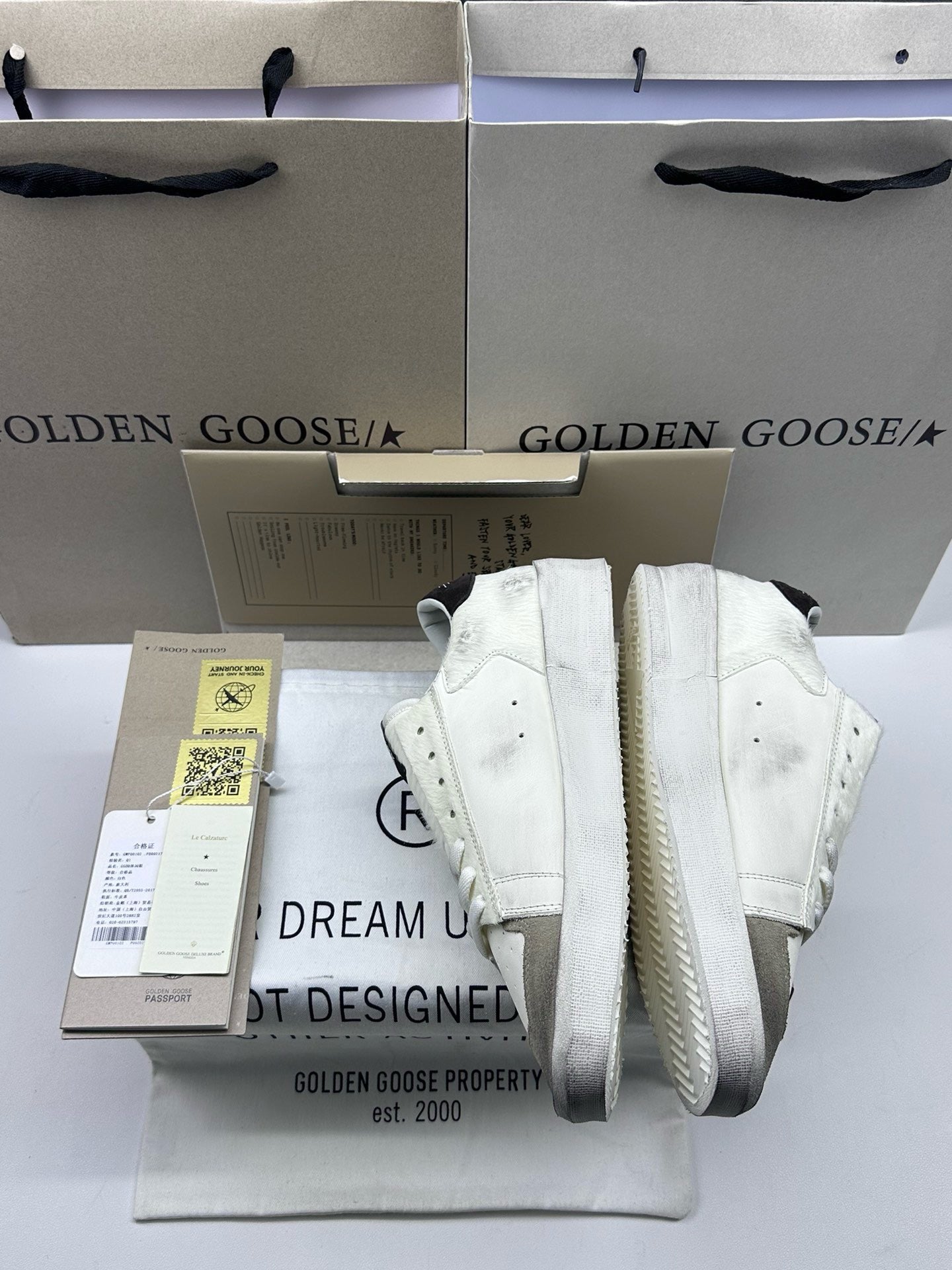 Golden Goose Stardan 'Black Suede Star & Heel Tab'