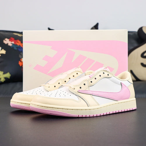Jordan 1 Low OG x Travis Scott 'Shy Pink'