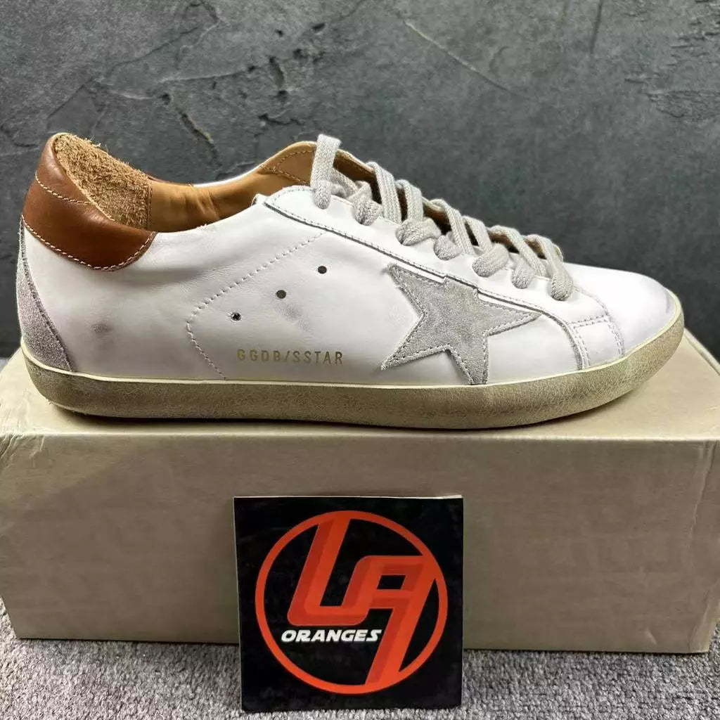 Golden Goose Super-Star 'Suede Star/Brown Heel Tab'
