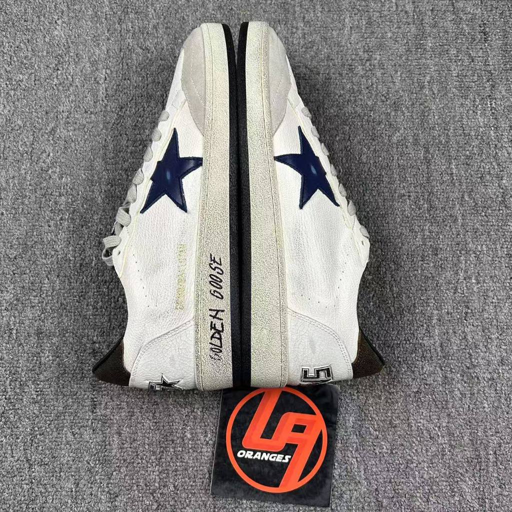 Golden Goose Ball-Star 'LTD Navy Leather Star/Brown Tab'