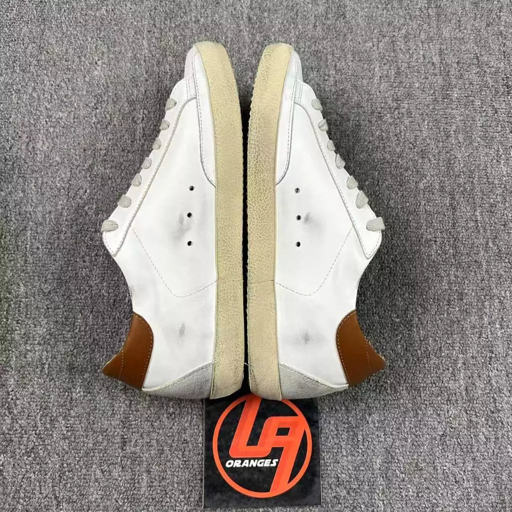 Golden Goose Super-Star 'Suede Star/Brown Heel Tab'