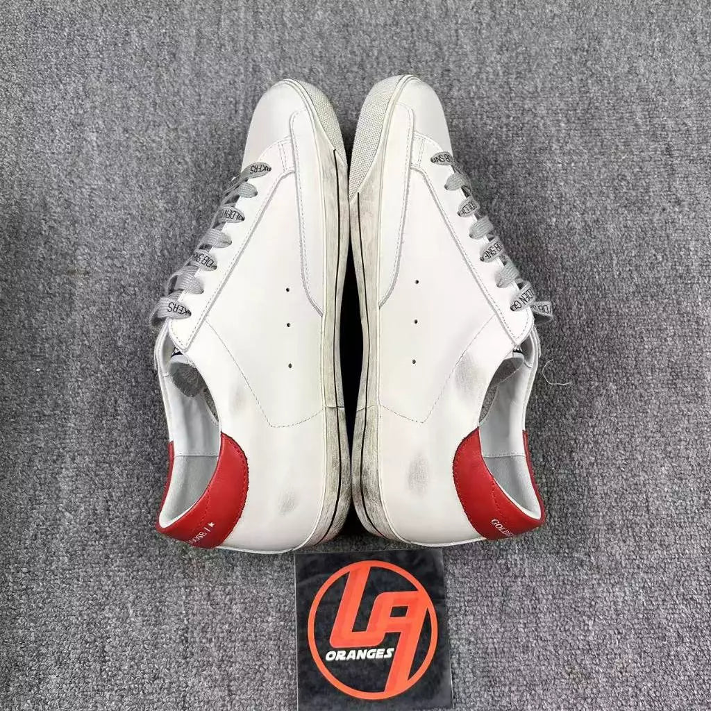Golden Goose Super-Star 'Navy Star Red Tab'