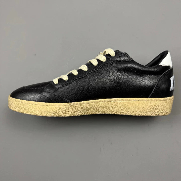 Golden Goose Ball-Star 'Black Leather White Star & Tab'