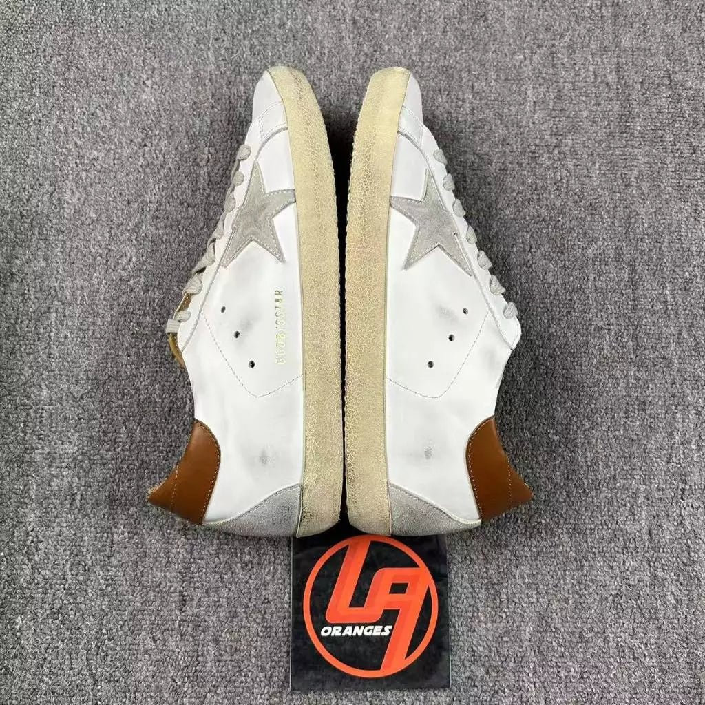 Golden Goose Super-Star 'Suede Star/Brown Heel Tab'