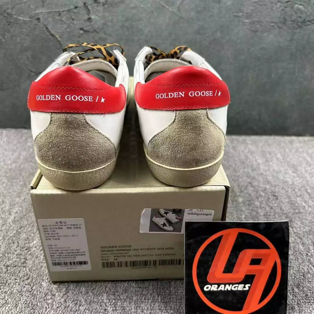 Golden Goose Super-Star 'Black Gem Star Red Tab'