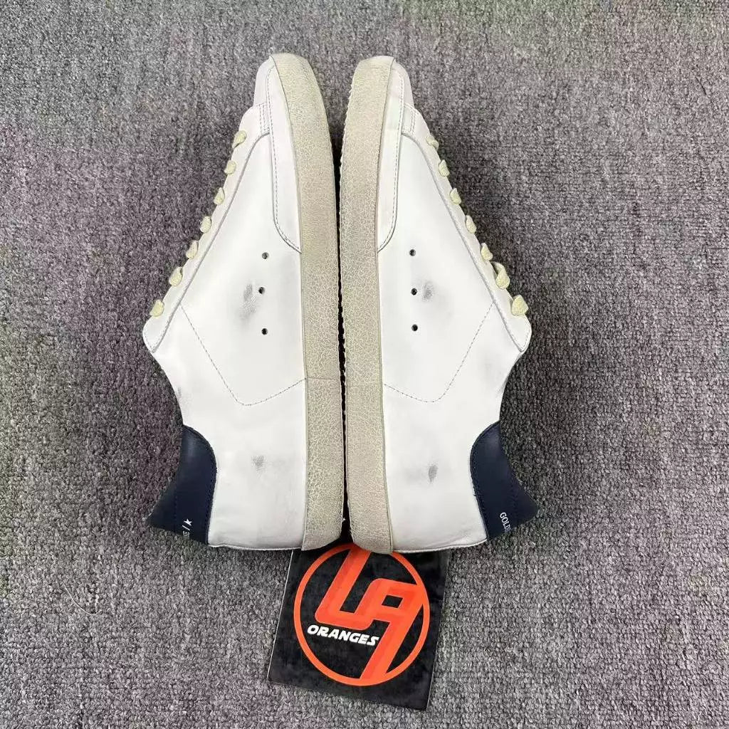 Golden Goose Super-Star 'Navy Star & Heel Tab'