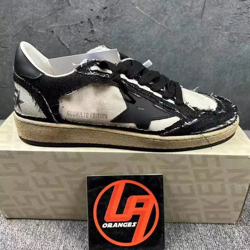 Golden Goose Ball-Star 'LTD Black Star & Tab'
