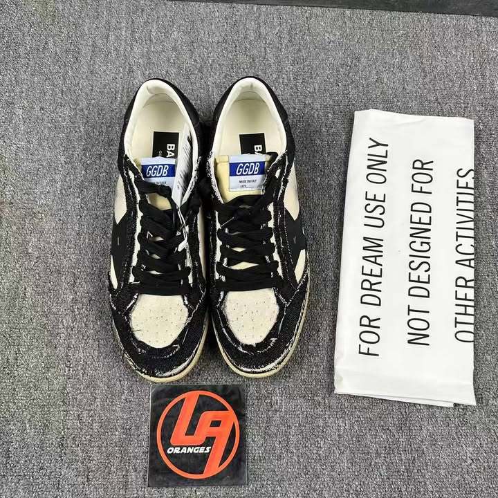 Golden Goose Ball-Star 'LTD Black Star & Tab'