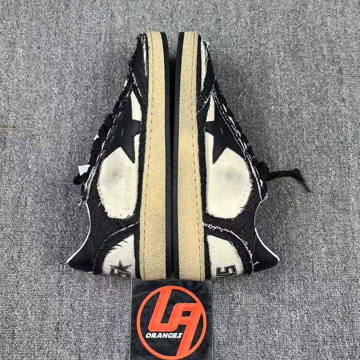 Golden Goose Ball-Star 'LTD Black Star & Tab'