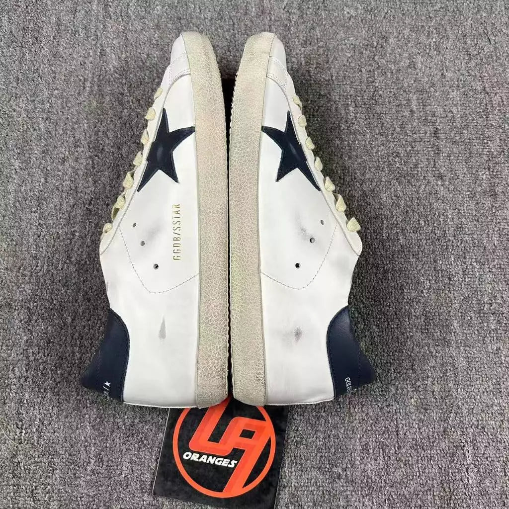 Golden Goose Super-Star 'Navy Star & Heel Tab'