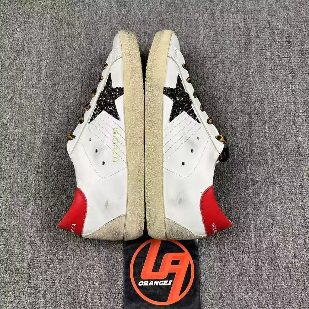 Golden Goose Super-Star 'Black Gem Star Red Tab'