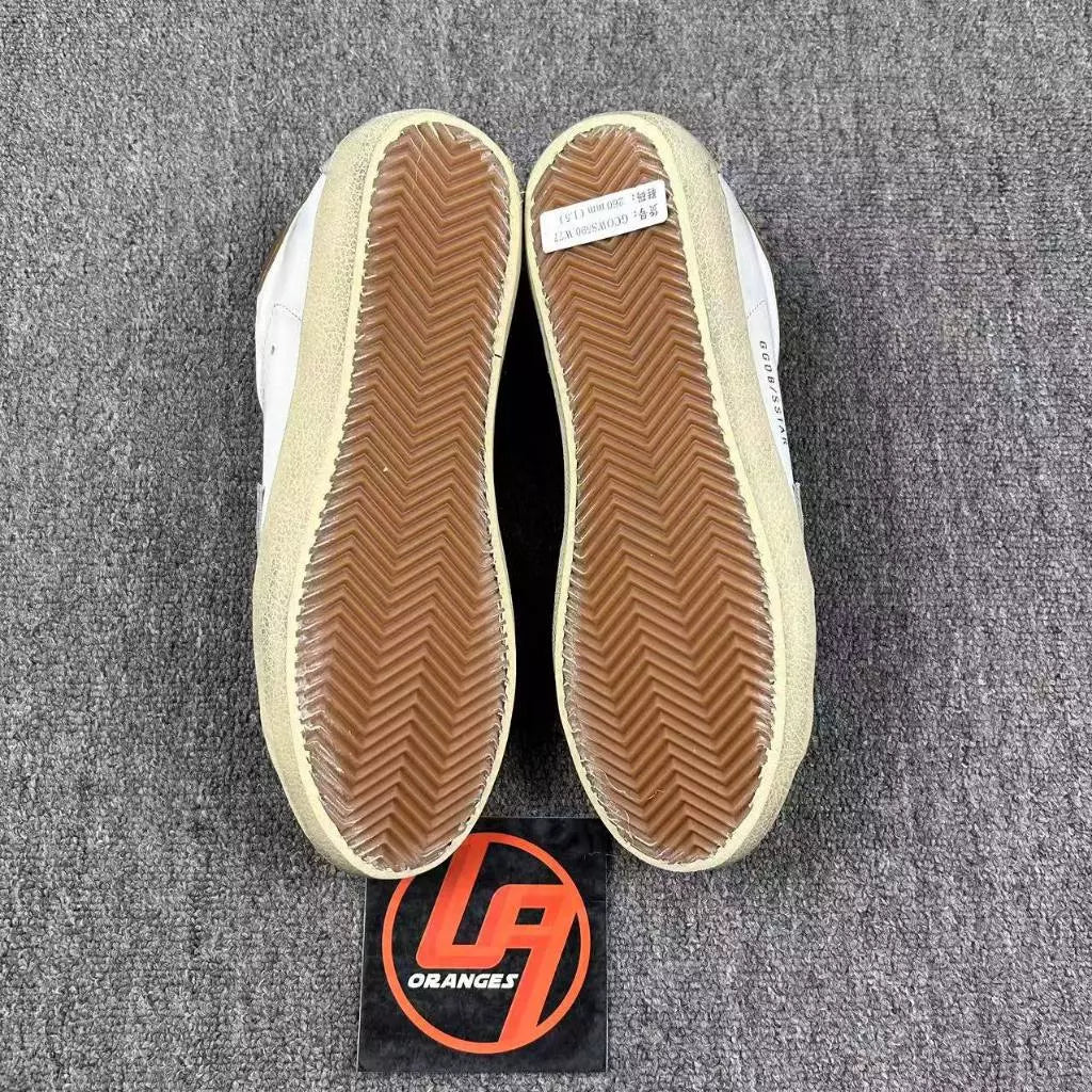 Golden Goose Super-Star 'Suede Star/Brown Heel Tab'