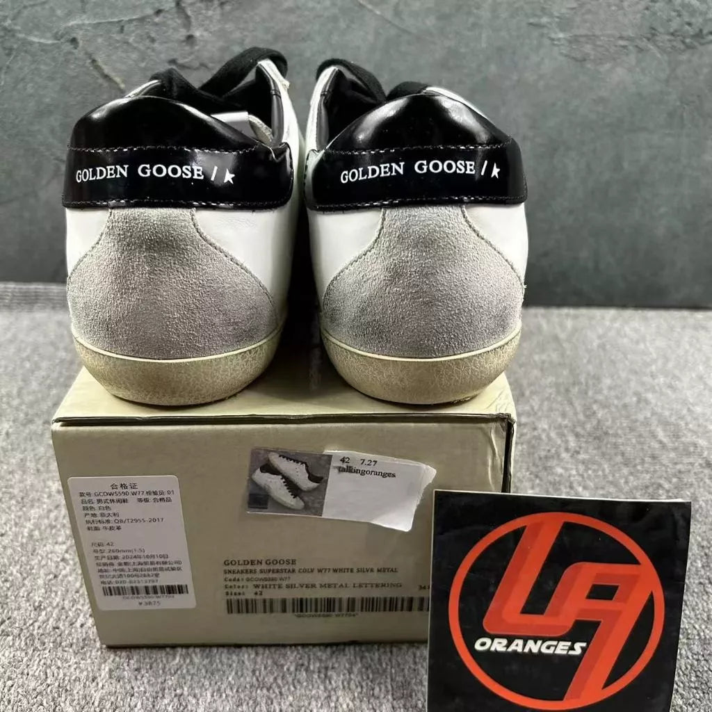 Golden Goose Super-Star 'No Star Shiny Black Tab'