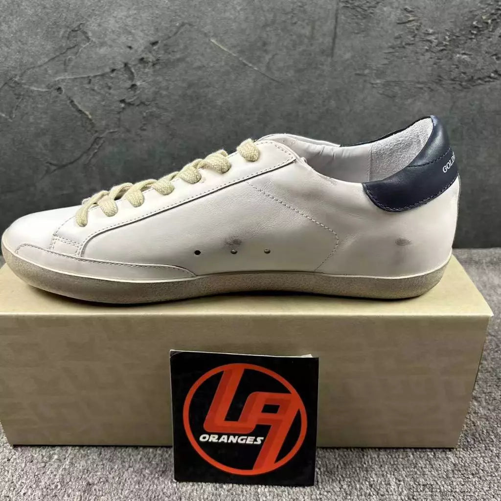 Golden Goose Super-Star 'Navy Star & Heel Tab'