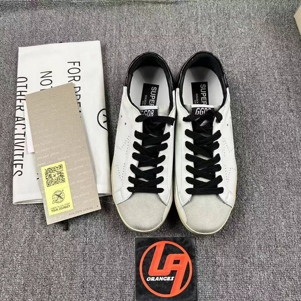 Golden Goose Super-Star 'No Star Shiny Black Tab'