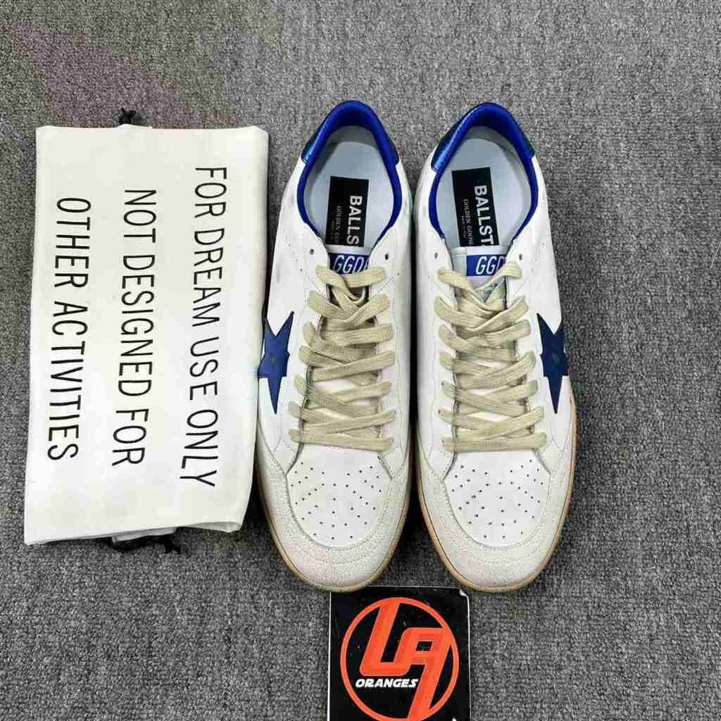 Golden Goose Ball-Star 'Navy Leather Star/Navy Tab'