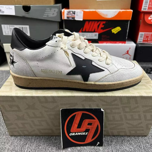 Golden Goose Ball-Star 'Black Leather Star & Black Tab'