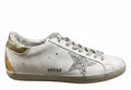 Golden Goose Super-Star 'Silver Glitter Star/Gold Tab'