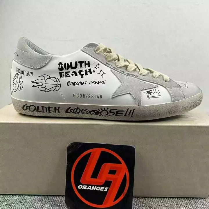 Golden Goose Super-Star 'Suede Star & Tab Graffiti Miami-Edition'