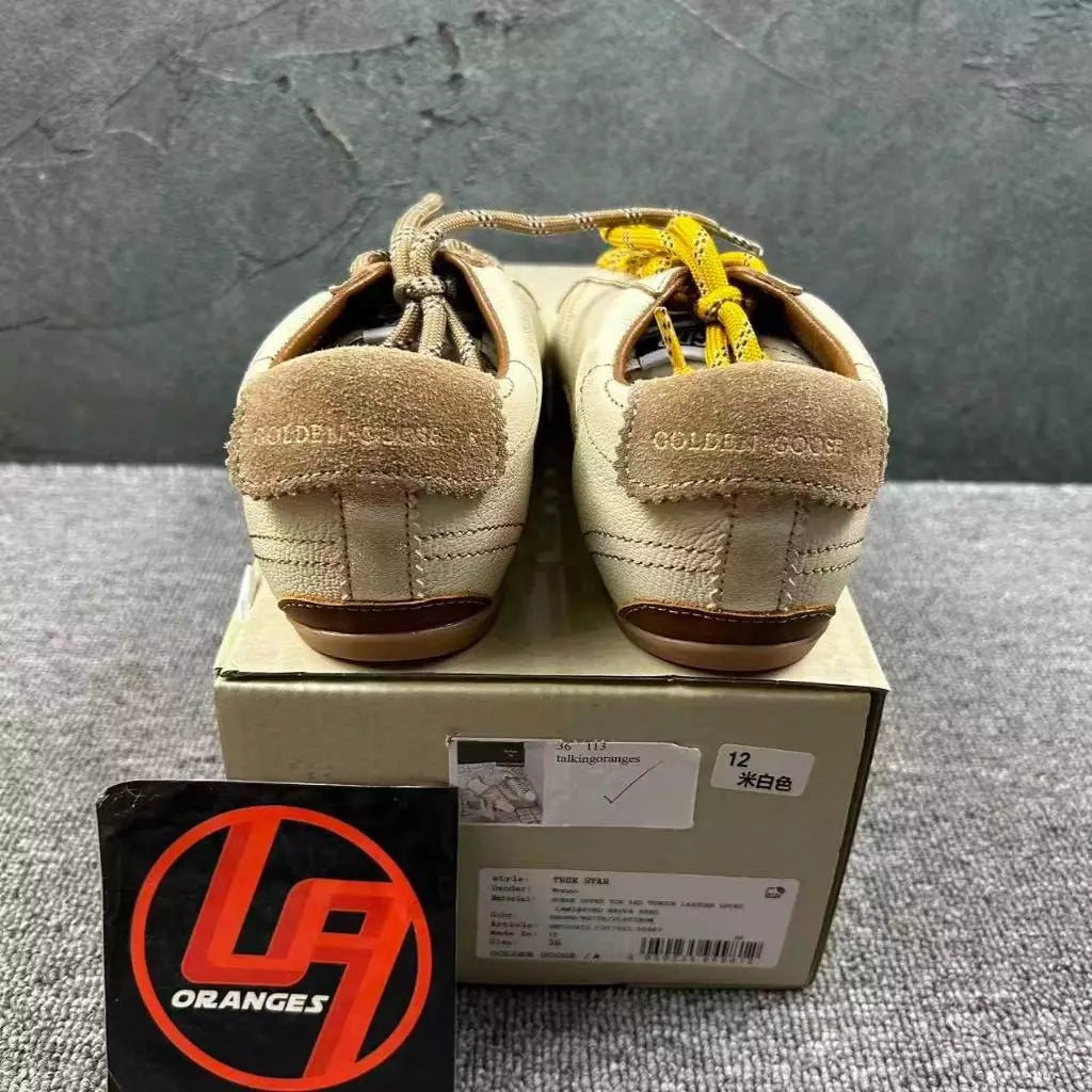 Golden Goose True-Star 'Gold Star Suede Brown Tab'