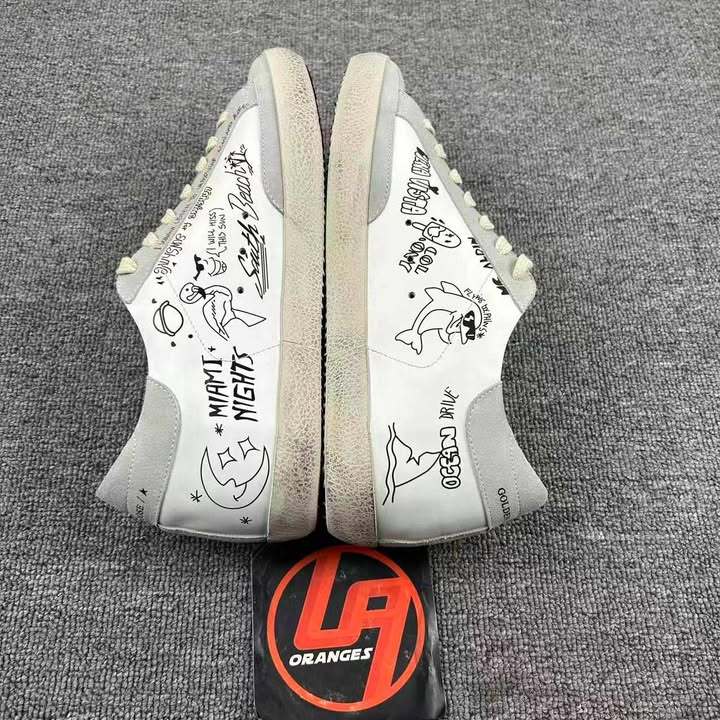 Golden Goose Super-Star 'Suede Star & Tab Graffiti Miami-Edition'