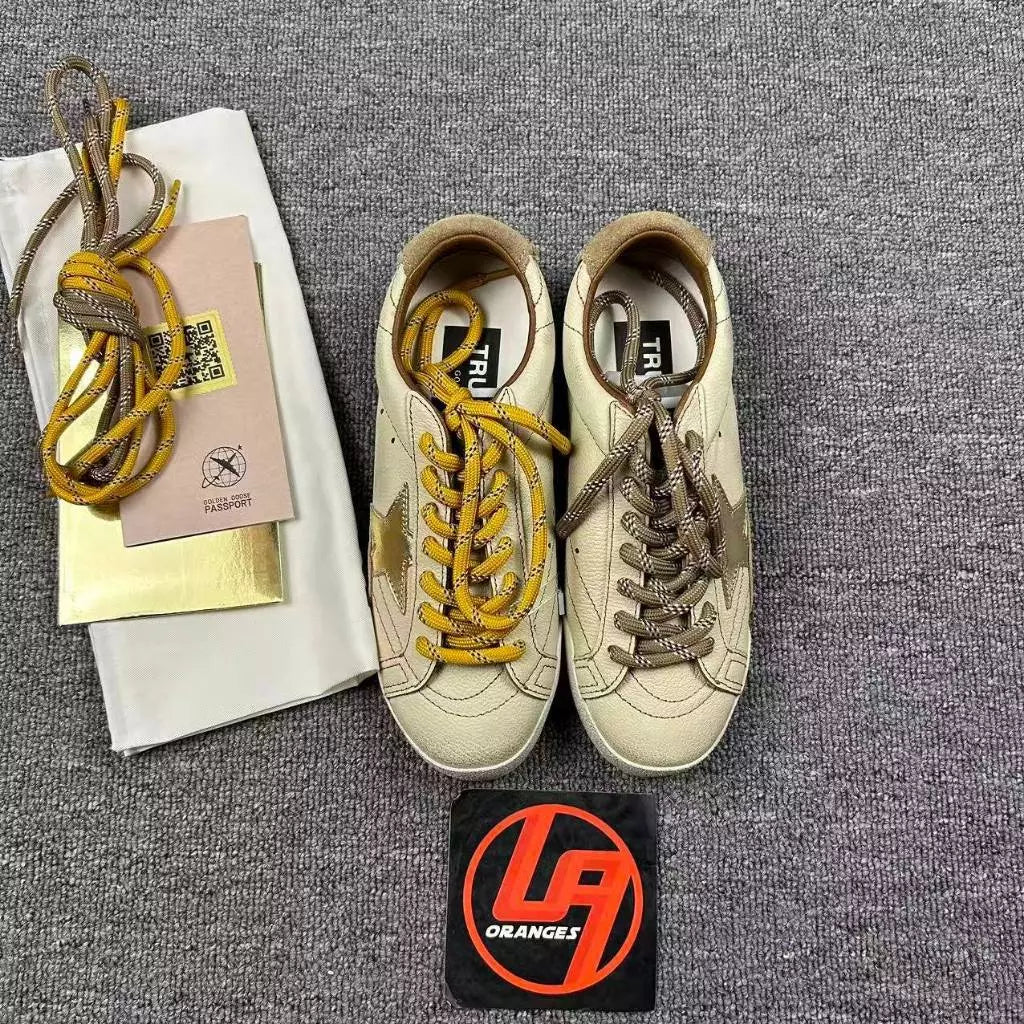 Golden Goose True-Star 'Gold Star Suede Brown Tab'
