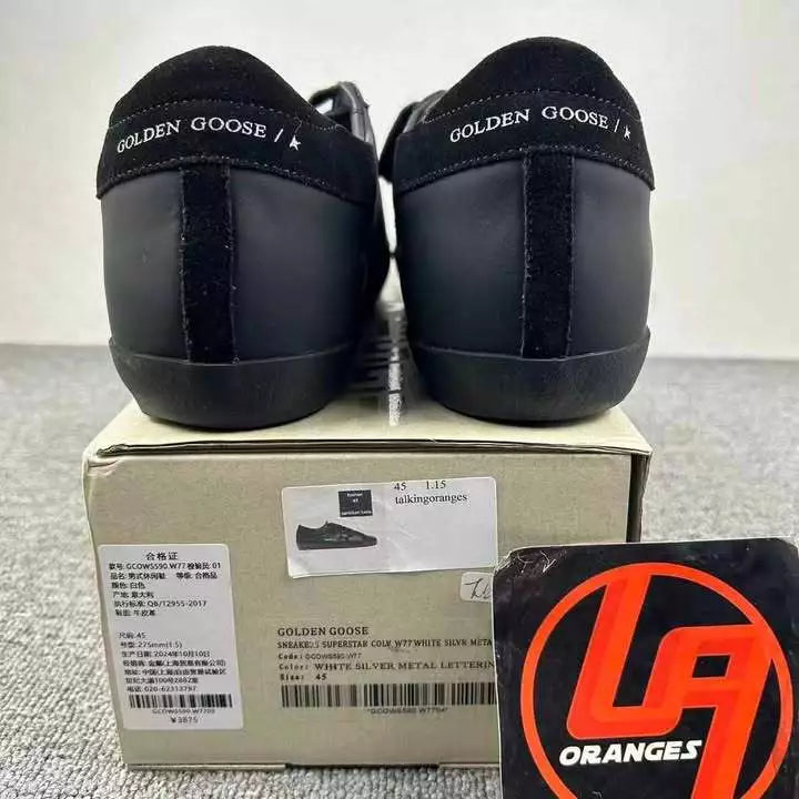 Golden Goose Super-Star 'Triple Black Gamusa Black Star & Tab'