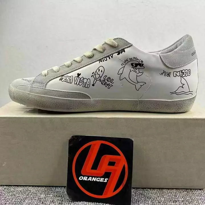 Golden Goose Super-Star 'Suede Star & Tab Graffiti Miami-Edition'