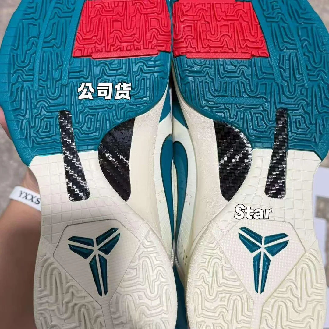 Kobe 5 Protro Caitlin Clark Coconut Milk Spruce Scrabble