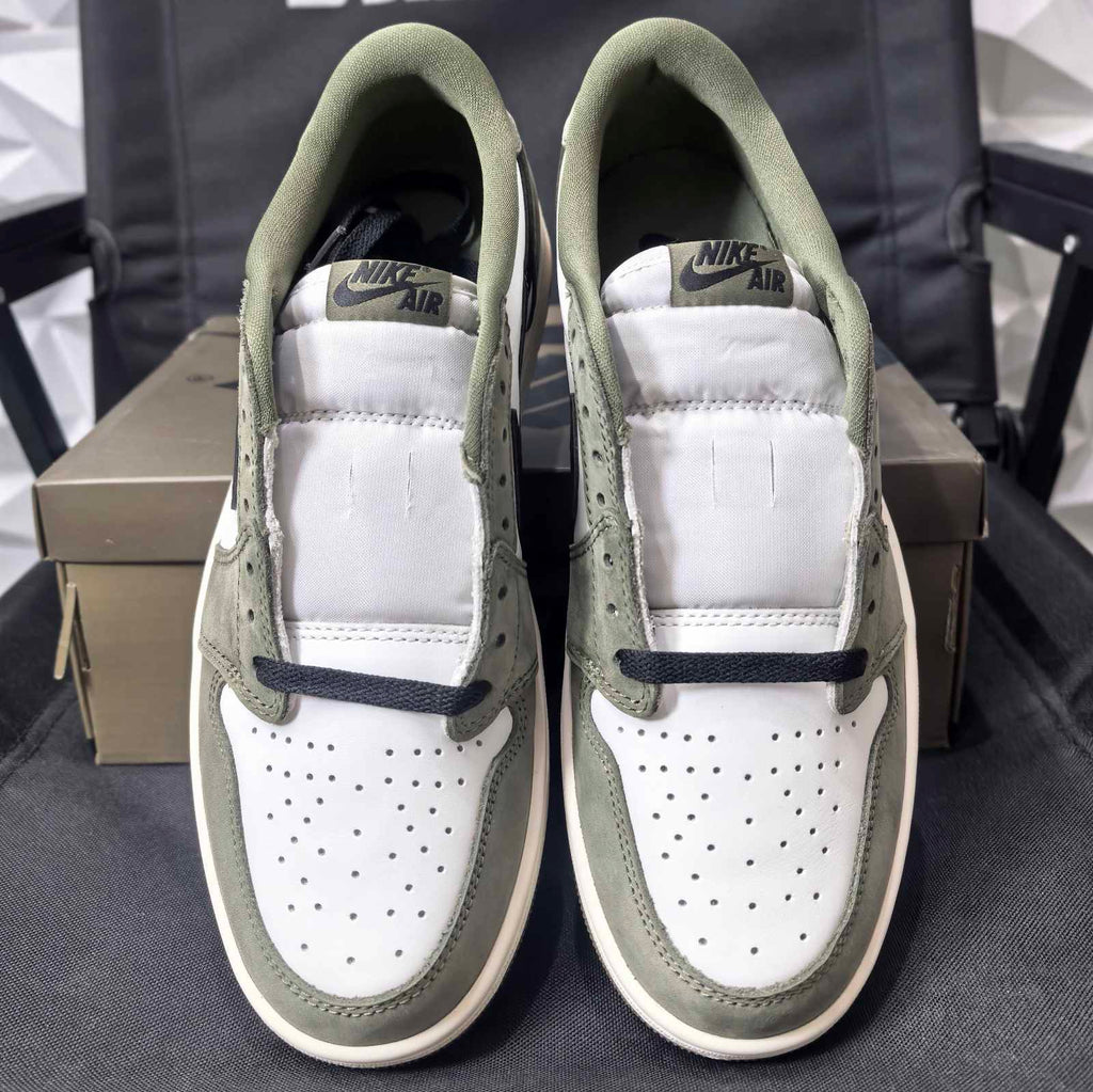 Jordan 1 low OG Medium Olive - DG version